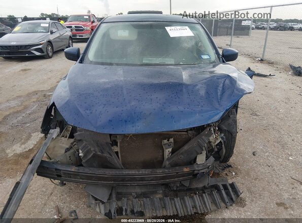 3N1AB7AP4KY349354 2019 NISSAN SENTRA Blue წინა ხედი