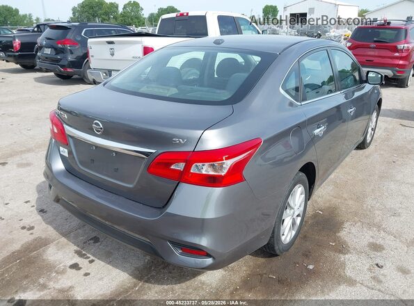 3N1AB7AP4KY360192 2019 NISSAN SENTRA Gray უკანა მარჯვენა