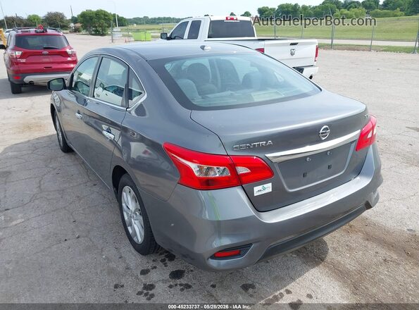 3N1AB7AP4KY360192 2019 NISSAN SENTRA Gray უკანა მარცხენა