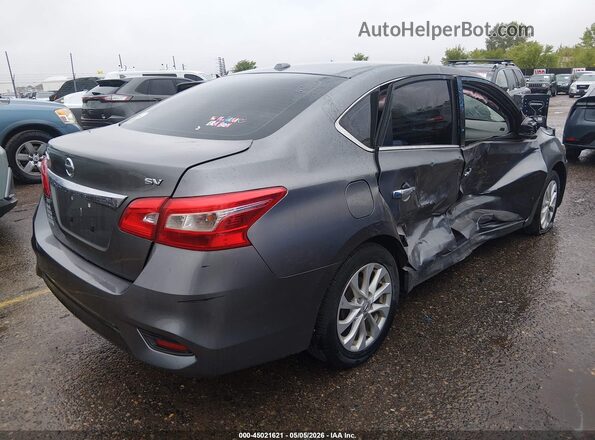 3N1AB7AP4KY372312 2019 NISSAN SENTRA Gray Հետևի աջ