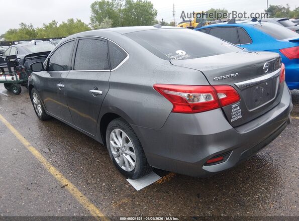 3N1AB7AP4KY372312 2019 NISSAN SENTRA Gray Հետևի ձախ