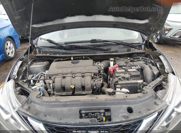 3N1AB7AP4KY372312 2019 NISSAN SENTRA Gray Հետևի տեսք