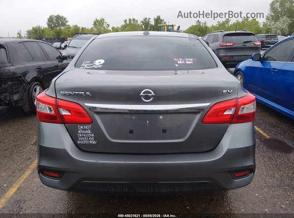 3N1AB7AP4KY372312 2019 NISSAN SENTRA Gray 