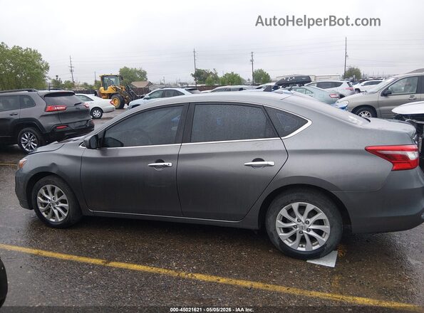 3N1AB7AP4KY372312 2019 NISSAN SENTRA Gray Սալոնի 360 աստիճան տեսք