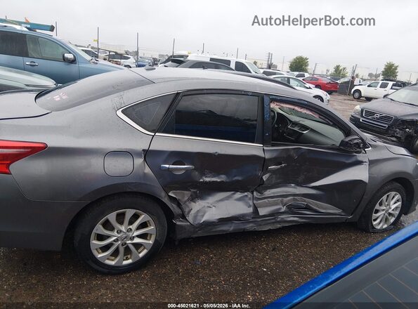 3N1AB7AP4KY372312 2019 NISSAN SENTRA Gray Սալոնի հետևի տեսք