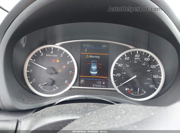 3N1AB7AP4KY382256 2019 NISSAN SENTRA Белый Вид задних сидений