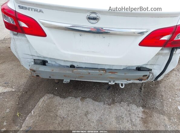 3N1AB7AP4KY382256 2019 NISSAN SENTRA Белый Вид спереди