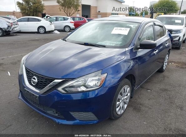 3N1AB7AP4KY402540 2019 NISSAN SENTRA Blue 
