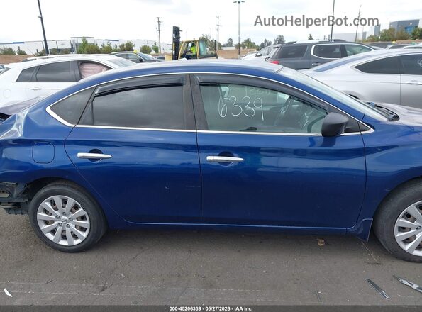 3N1AB7AP4KY402540 2019 NISSAN SENTRA Blue 
