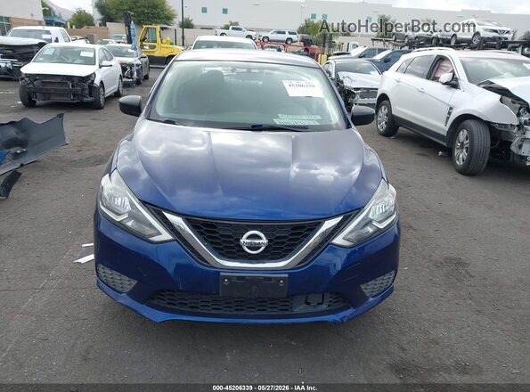 3N1AB7AP4KY402540 2019 NISSAN SENTRA Blue 