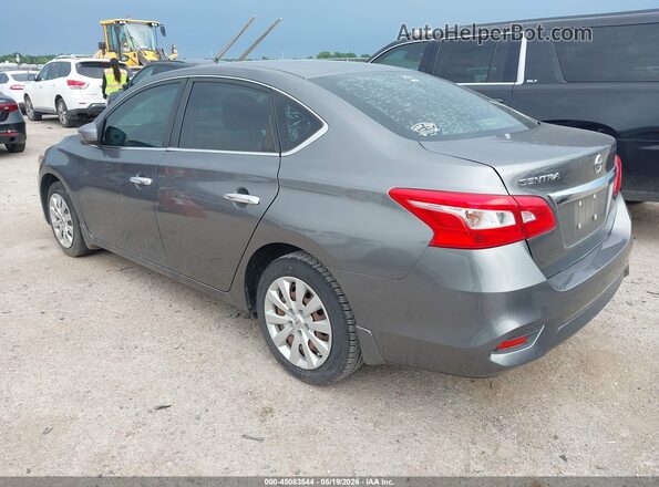 3N1AB7AP4KY410220 2019 NISSAN SENTRA Gray Trasero izquierdo