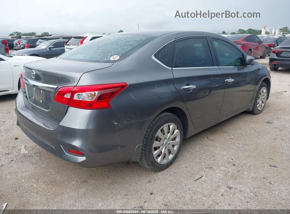3N1AB7AP4KY410220 2019 NISSAN SENTRA Gray Trasero derecho