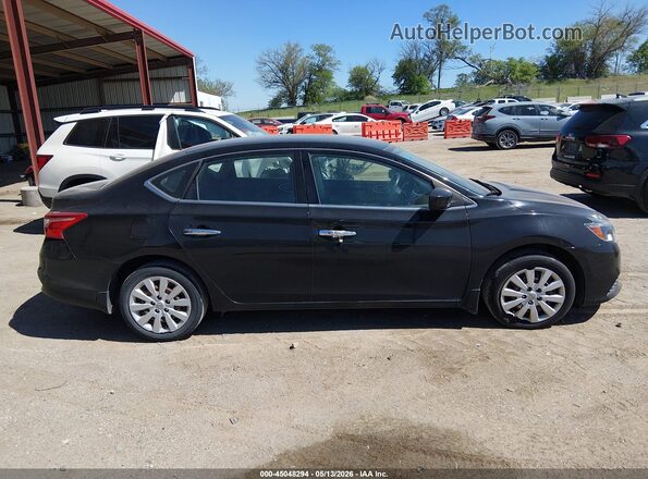 3N1AB7AP5GL650736 2016 NISSAN SENTRA Black Вид задньої частини салону