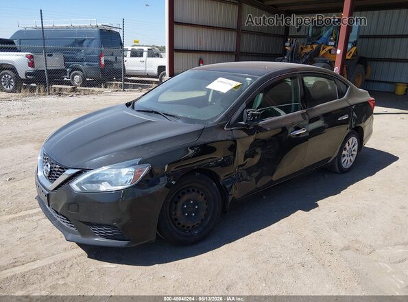 3N1AB7AP5GL650736 2016 NISSAN SENTRA Black Передня ліва чверть