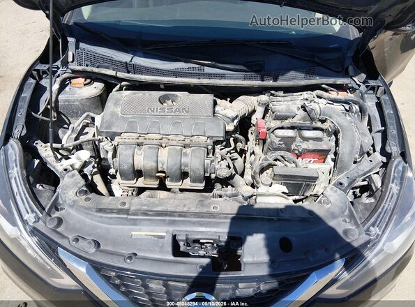 3N1AB7AP5GL650736 2016 NISSAN SENTRA Black Вид ззаду