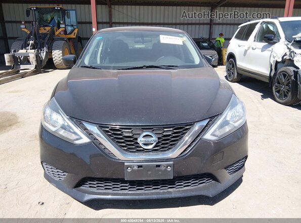 3N1AB7AP5GL650736 2016 NISSAN SENTRA Black Вид щитка приладів
