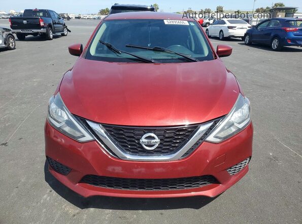 3N1AB7AP5GL656438 2016 NISSAN SENTRA Red Вид спереду