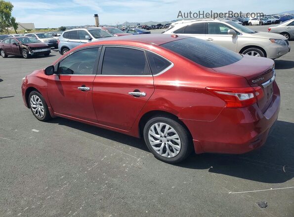 3N1AB7AP5GL656438 2016 NISSAN SENTRA Red Задня ліва чверть