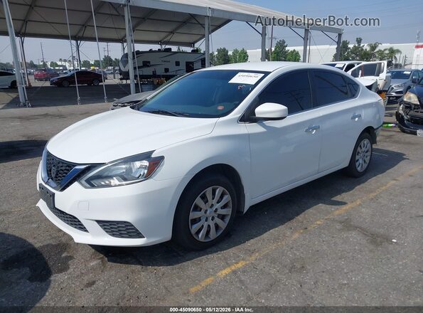 3N1AB7AP5GY251988 2016 NISSAN SENTRA Белый Передняя левая четверть