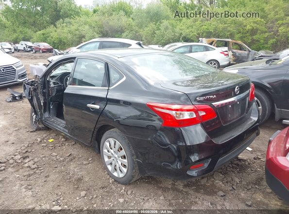 3N1AB7AP5GY334319 2016 NISSAN SENTRA Black უკანა მარცხენა