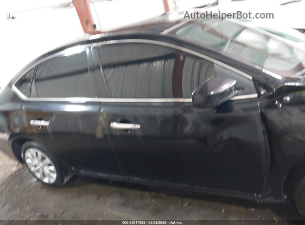 3N1AB7AP5HY292090 2017 NISSAN SENTRA Black Widok wnętrza z tyłu