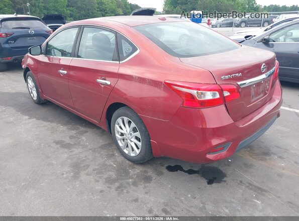 3N1AB7AP5HY311320 2017 NISSAN SENTRA Red უკანა მარცხენა