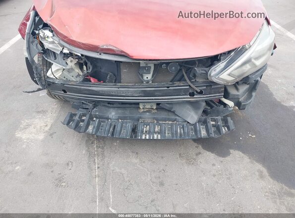 3N1AB7AP5HY311320 2017 NISSAN SENTRA Red წინა ხედი