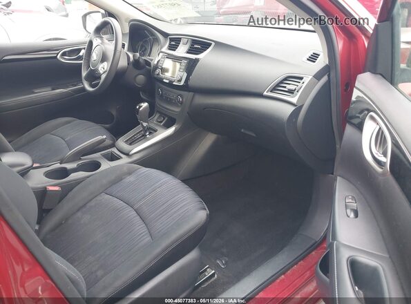 3N1AB7AP5HY311320 2017 NISSAN SENTRA Red წინა სალონის ხედი
