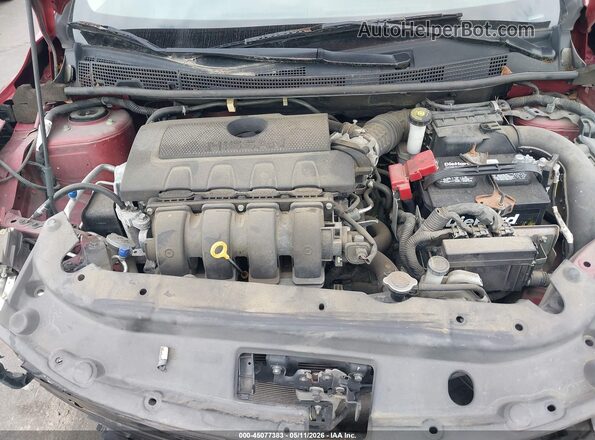 3N1AB7AP5HY311320 2017 NISSAN SENTRA Red უკანა ხედი