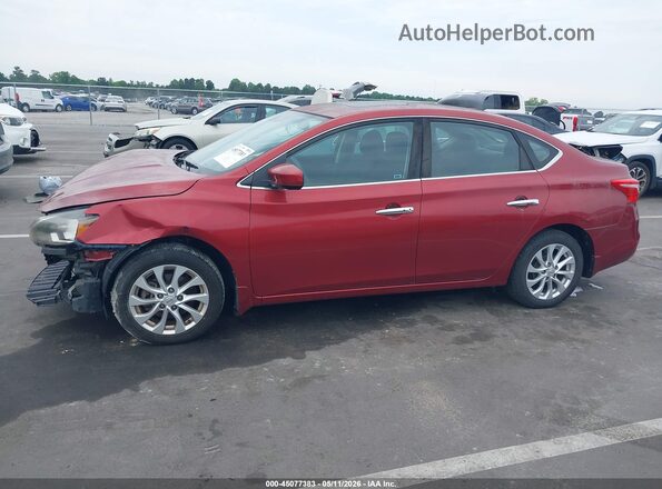 3N1AB7AP5HY311320 2017 NISSAN SENTRA Red სალონის 360-გრადუსიანი ხედი