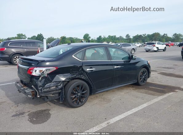 3N1AB7AP5HY318008 2017 NISSAN SENTRA Black Trasero derecho