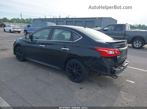 3N1AB7AP5HY318008 2017 NISSAN SENTRA Black Trasero izquierdo