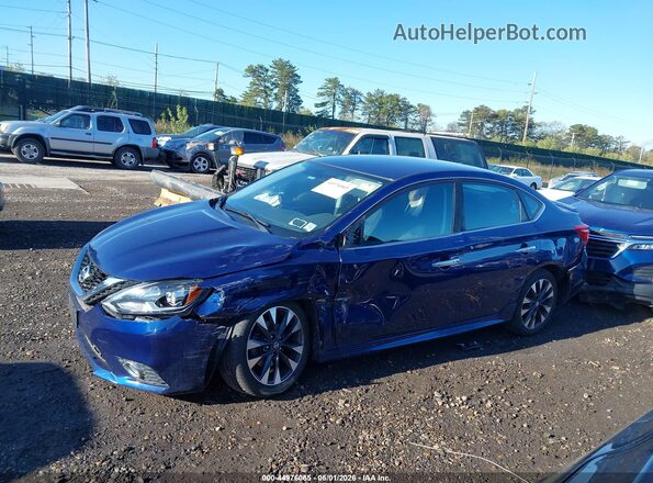 3N1AB7AP5HY341269 2017 NISSAN SENTRA Blue სალონის 360-გრადუსიანი ხედი