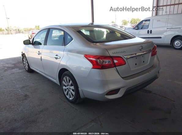 3N1AB7AP5HY357472 2017 NISSAN SENTRA Silver Rear left