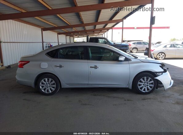3N1AB7AP5HY357472 2017 NISSAN SENTRA Silver 360 interior view