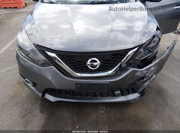 3N1AB7AP5JL626301 2018 NISSAN SENTRA Gray წინა ხედი