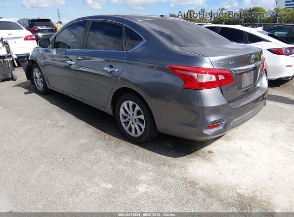 3N1AB7AP5JL626301 2018 NISSAN SENTRA Gray უკანა მარცხენა