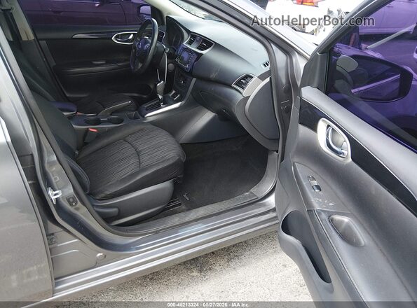 3N1AB7AP5JL626301 2018 NISSAN SENTRA Gray წინა სალონის ხედი