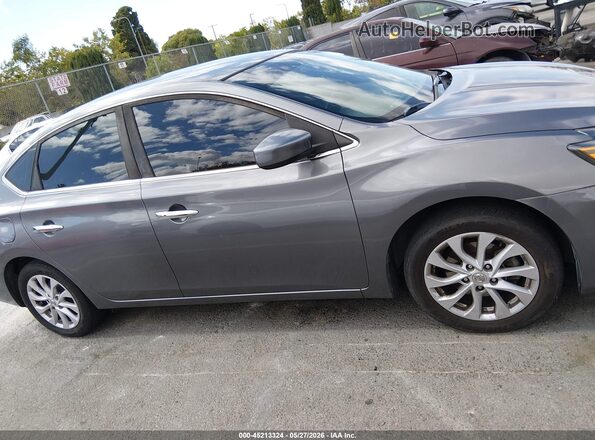 3N1AB7AP5JL626301 2018 NISSAN SENTRA Gray სალონის 360-გრადუსიანი ხედი