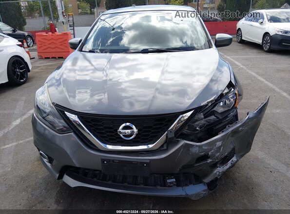 3N1AB7AP5JL626301 2018 NISSAN SENTRA Gray უკანა სალონის ხედი