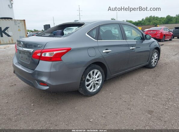 3N1AB7AP5JL650517 2018 NISSAN SENTRA Gray Trasero derecho
