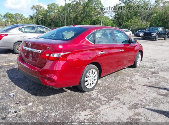 3N1AB7AP5JY253473 2018 NISSAN SENTRA Red უკანა მარჯვენა