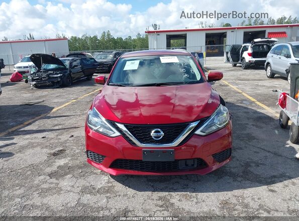 3N1AB7AP5JY253473 2018 NISSAN SENTRA Red წინა პანელის ხედი