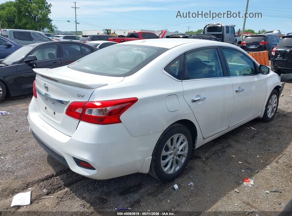 3N1AB7AP5JY267583 2018 NISSAN SENTRA White Հետևի աջ