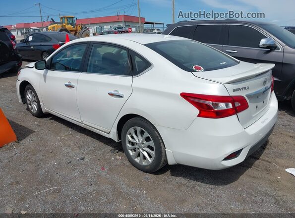 3N1AB7AP5JY267583 2018 NISSAN SENTRA White Հետևի ձախ
