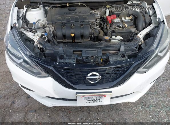 3N1AB7AP5JY276560 2018 NISSAN SENTRA White Widok z tyłu