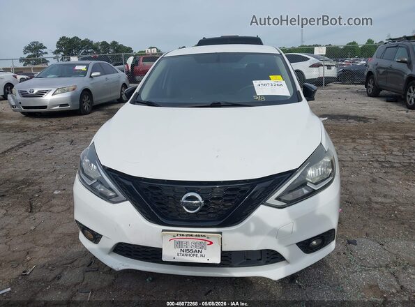 3N1AB7AP5JY276560 2018 NISSAN SENTRA White Widok wnętrza z tyłu