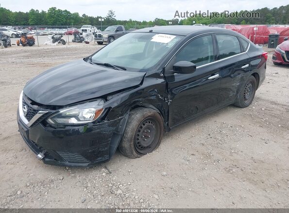 3N1AB7AP5JY306995 2018 NISSAN SENTRA Black Vista tres cuartos delantera izquierda