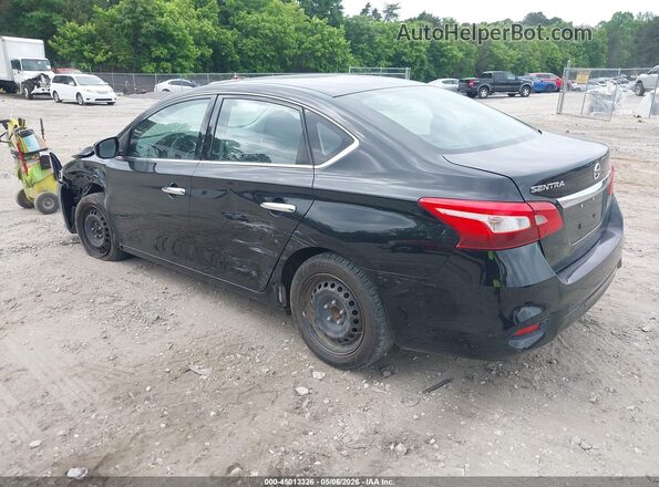 3N1AB7AP5JY306995 2018 NISSAN SENTRA Black Trasero izquierdo