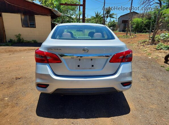 3N1AB7AP5JY328690 2018 NISSAN SENTRA Silver Հետևի տեսք